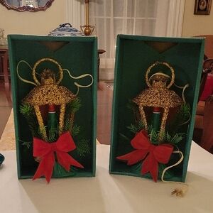 Vtg Christmas Lanterns